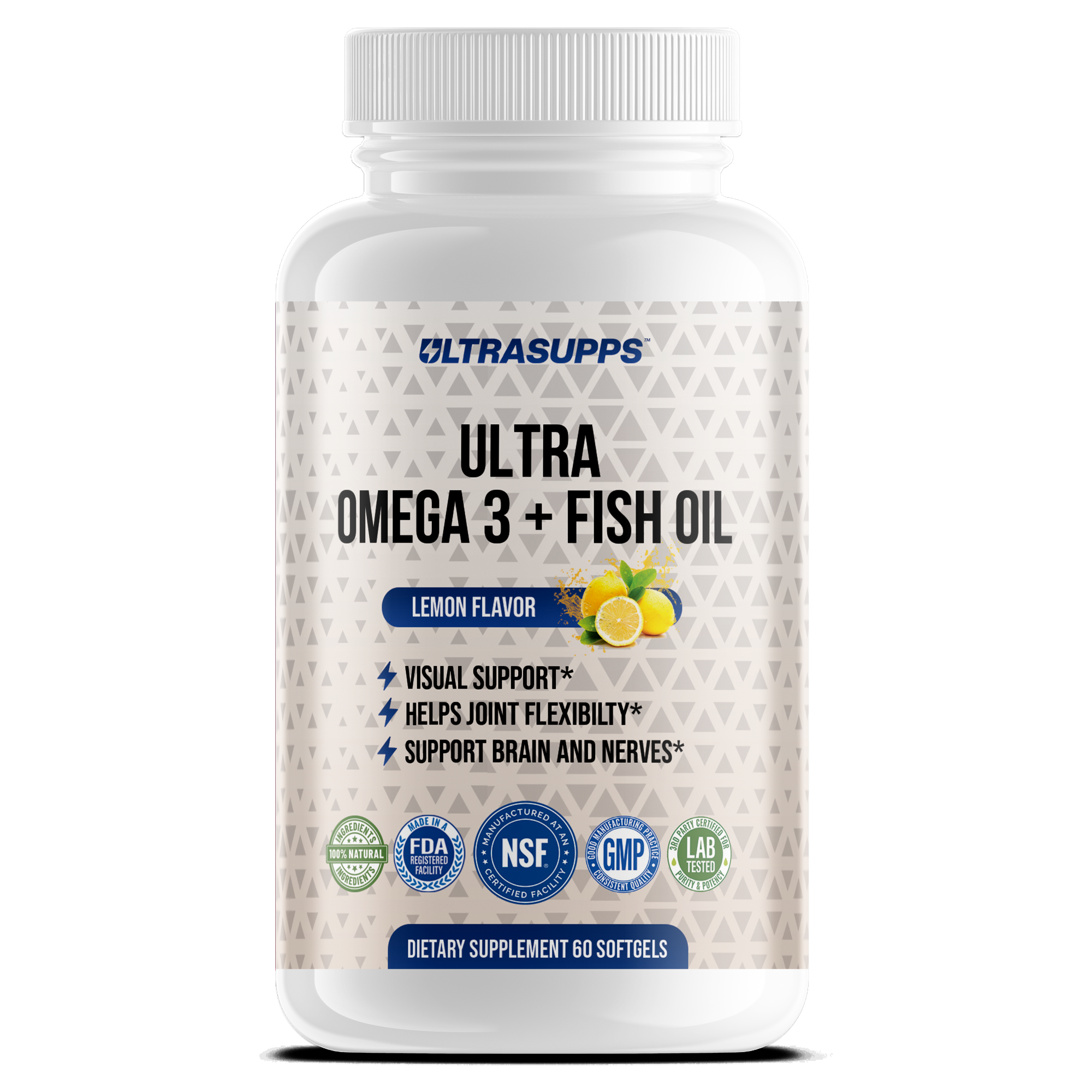 Ultra Omega 3 + Fish Oil | Lemon Flavor